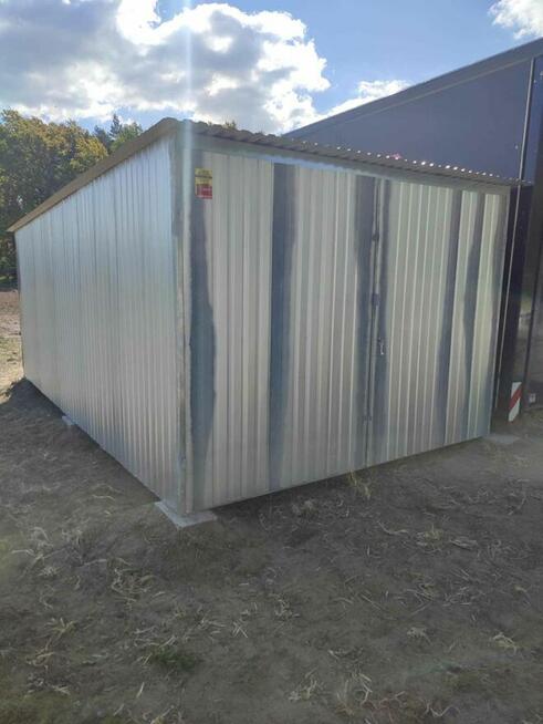 GARAŻE BLASZANE 3x5 II GATUNEK Transport i Montaż GRATIS