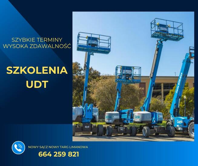 Uprawnienia UDT dźwigi Nowy Sącz – kursy operatorów maszyn