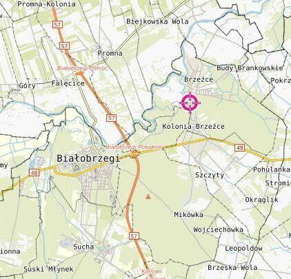 Syndyk sprzeda działki Brzeźce gm. Białobrzegi