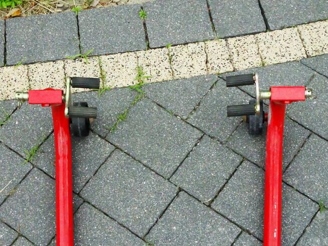 Podnośnik motocyklowy stojak tył.