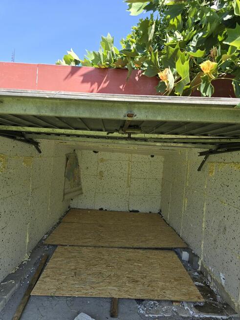 Do wynajęcia garaz blaszany na posesji prywatnej ogrodzony