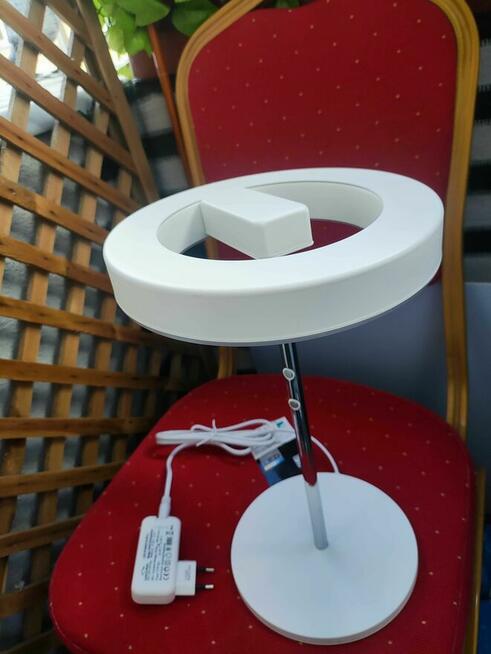 Lampa LED stołowa Eglo Biała Lampka Biurkowa dotykowa na Dotyk