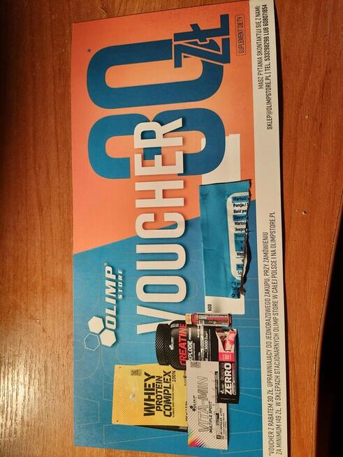 Sprzedam dwa vouchery do olimp store