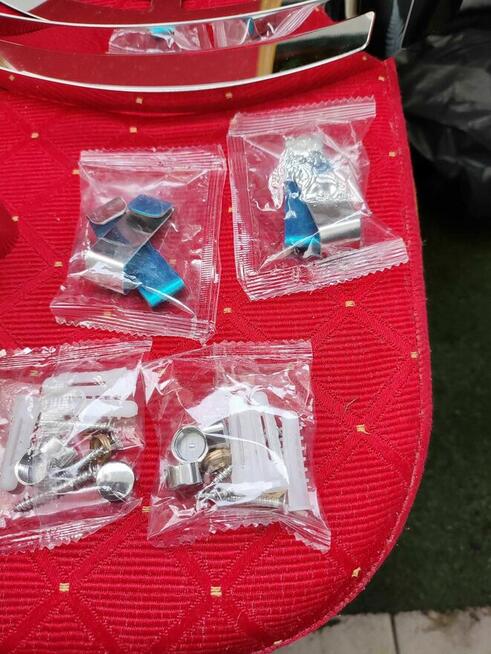 Półka Prysznicowa Koszyk pod Prysznic ścienna ścianę Srebrne