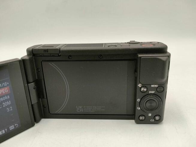 APARAT SONY ZV-1 CZARNY, 20.1MPIX, BIONZ X KOMPLET + GWARANC