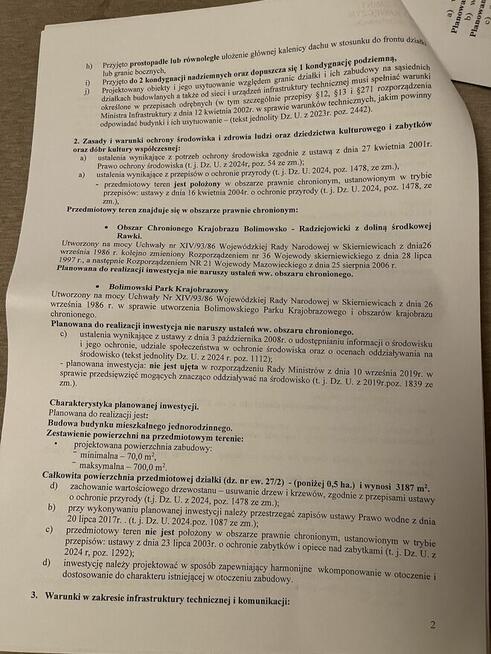 Sprzedam działkę 35 minut jazdy od Warszawy