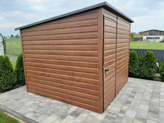 Mały Garaż Blaszany -Domek ogrodowy- Maj-Blach