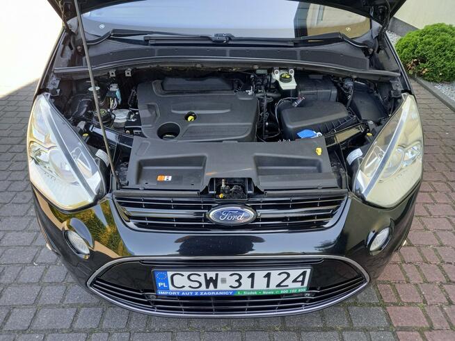 Ford S-Max 2.0Tdci 140KM Titanium Skóry Ledy Nawigacja 2Kpl Kół 100%Bezwypadkowy