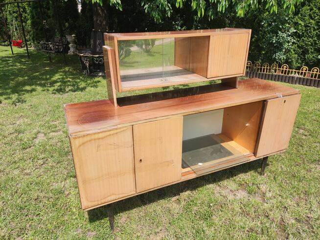 Komoda PRL, kredens z nadstawką 548/Var/B