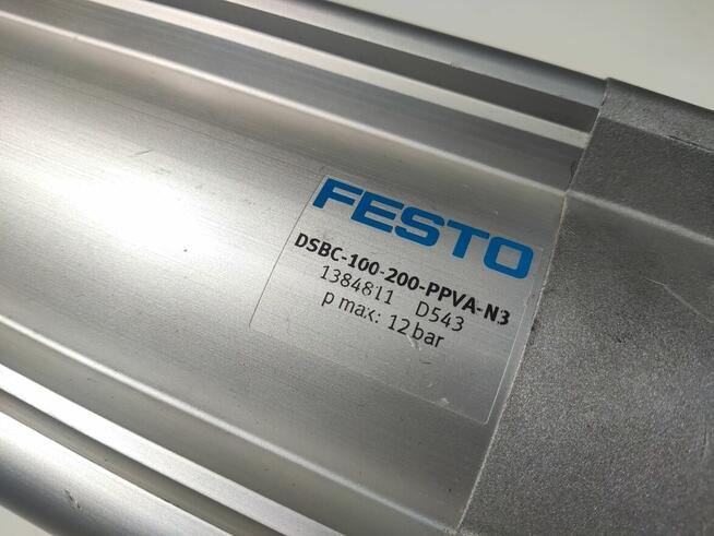 Siłownik pneumatyczny FESTO DSBC-100-200-PPVA-N3
