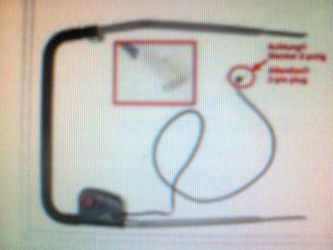 Wyłącznik włącznik do rączki od kosiarka elektryczna Einhell