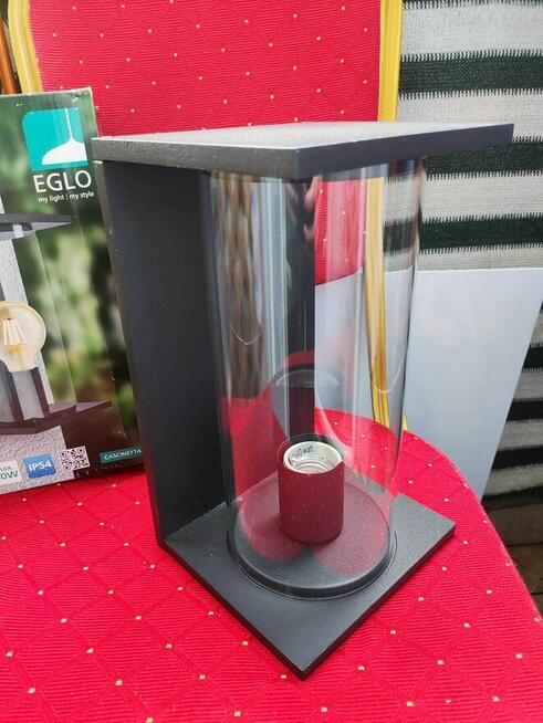 Lampa Ścienna na ścianę Elewacyjna czarna zewnętrzna Eglo