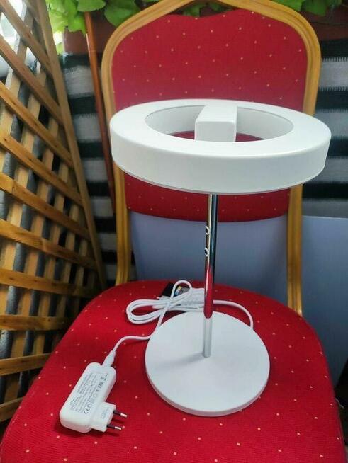 Lampa LED stołowa Eglo Biała Lampka Biurkowa dotykowa na Dotyk