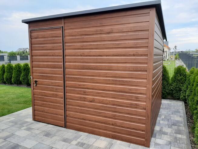 Mały Garaż Blaszany -Domek ogrodowy- Maj-Blach