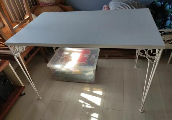 IKEA FALKHOJDEN Biurko białe (002.889.35) RZESZÓW