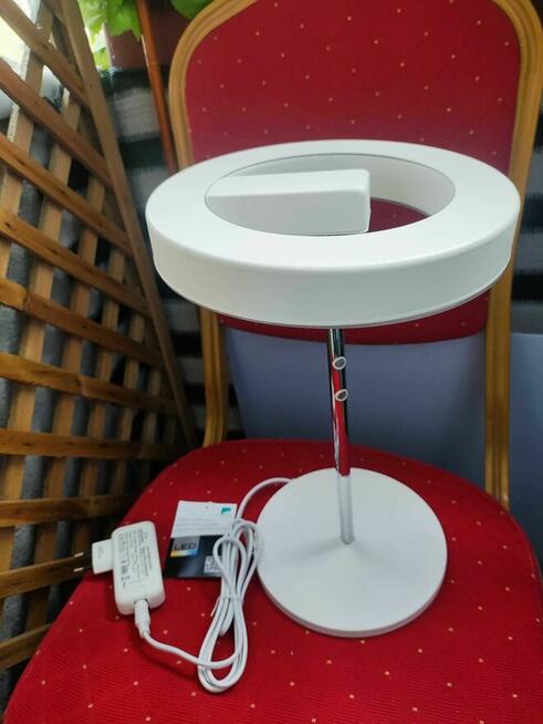 Lampa LED stołowa Eglo Biała Lampka Biurkowa dotykowa na Dotyk