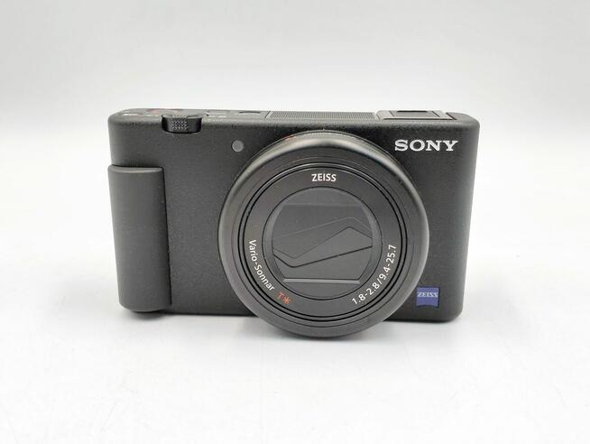 APARAT SONY ZV-1 CZARNY, 20.1MPIX, BIONZ X KOMPLET + GWARANC