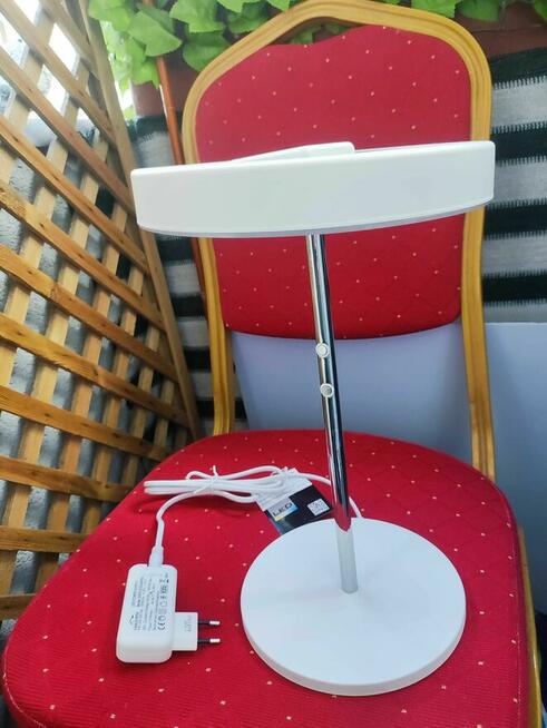 Lampa LED stołowa Eglo Biała Lampka Biurkowa dotykowa na Dotyk