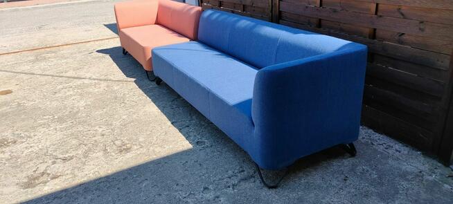 Kanapa Profim Softbox 3L niebieska sofa designerska nowocze