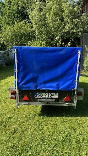 Przyczepa lekka Niewiadów 560 DMC z hamulcem najazdowym