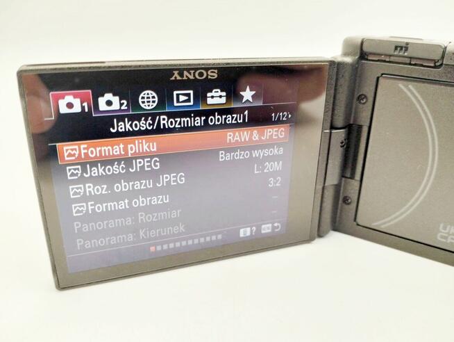 APARAT SONY ZV-1 CZARNY, 20.1MPIX, BIONZ X KOMPLET + GWARANC