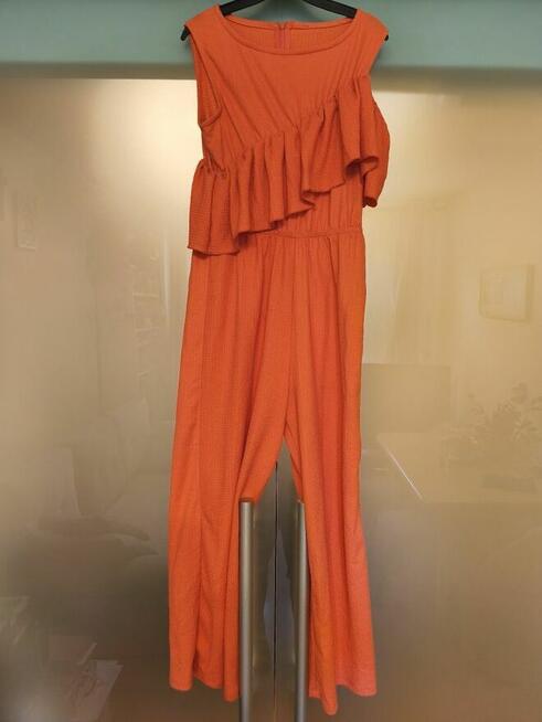 Kombinezon dziewczęcy Reserved 140-146 czerwień koralowa