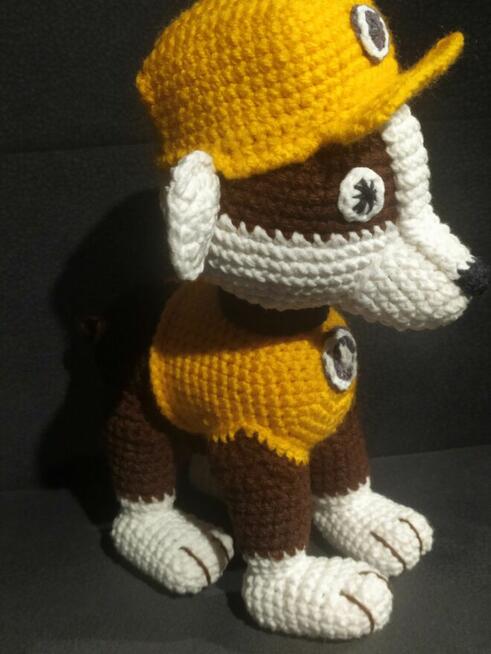 Rubble Psi Patrol maskotka na szydełku z wełny