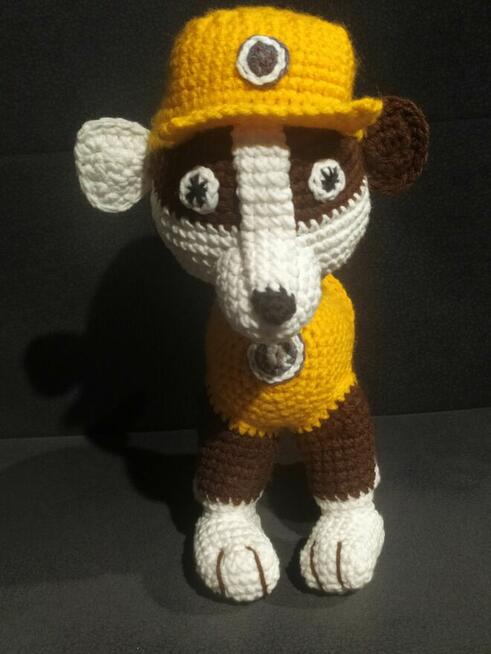 Rubble Psi Patrol maskotka na szydełku z wełny