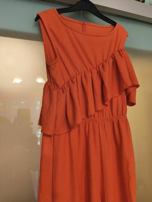 Kombinezon dziewczęcy Reserved 140-146 czerwień koralowa