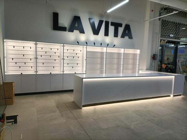 TANIO PRODUCENT stoisko handlowe wyspa meble sklepowe lady