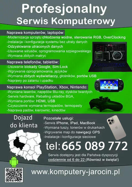 Sklepy Internetowe, strony www, loga, ulotki, banery, 48h