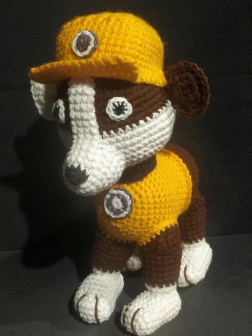 Rubble Psi Patrol maskotka na szydełku z wełny