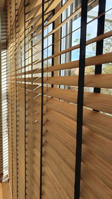 żaluzje DREWNIANE Piaseczno Aluminiowe BAMBUSOWE na wymiar