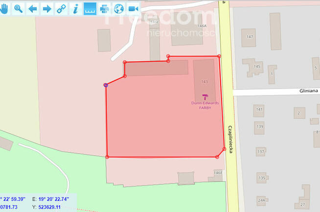 Działka inwestycyjna