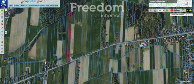 Działka1,092ha ul.1700m2 pod zabudowę Barczkowice