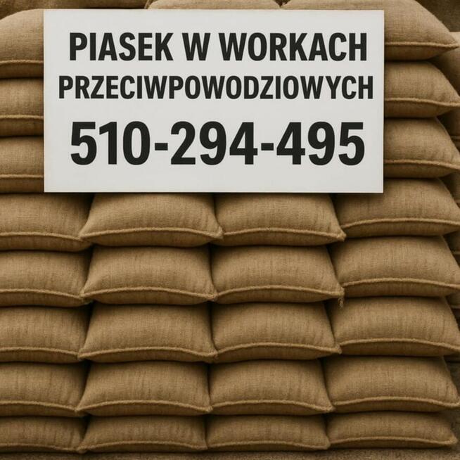 Piasek w workach przeciwpowodziowych | Worki z piaskiem PP