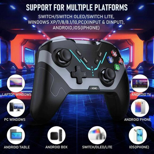 Kontroler bezprzewodowy Pad Joypad Nintendo Switch Komputera