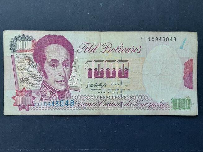 Wenezuela 1995 - 1000 bolivares