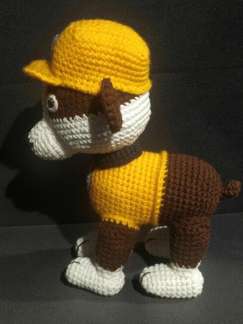 Rubble Psi Patrol maskotka na szydełku z wełny