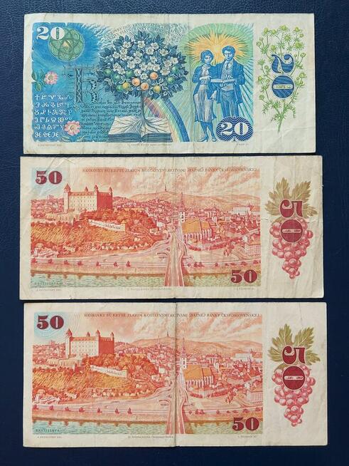 Czechosłowacja Banknoty MIX
