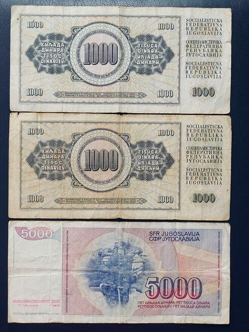 Jugosławia Banknoty MIX 2