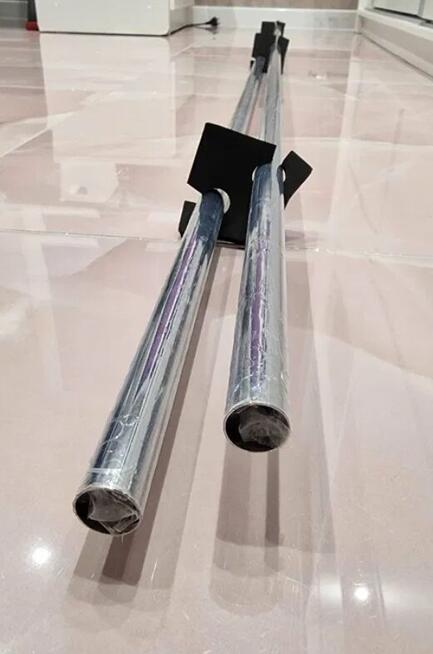 Karnisz podwójny 240 cm chrom połysk