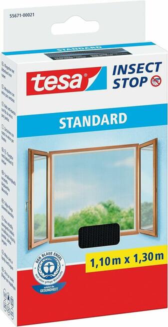 TESA STANDARD Moskitiera okienna na rzep Siatka na okno 1,1m