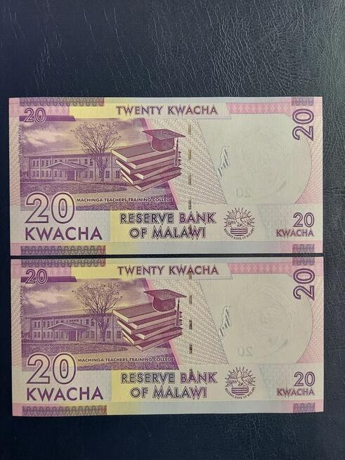 Malawi 2020 - 20 kwacha x2 UNC