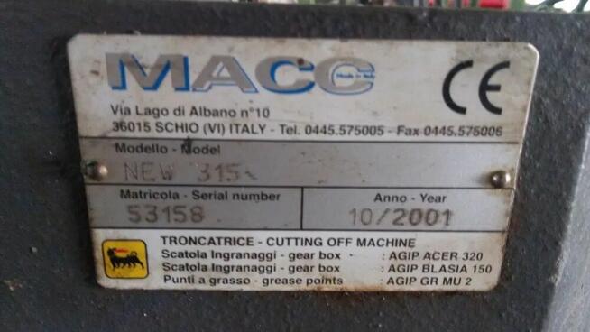 Przecinarka tarczowa MACC 315