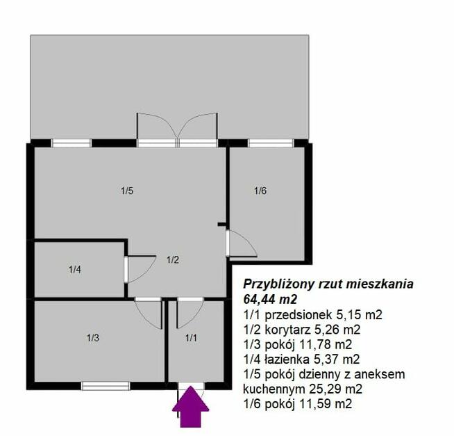 Marki*64m²*3*pokojowe*ogródek*centrum