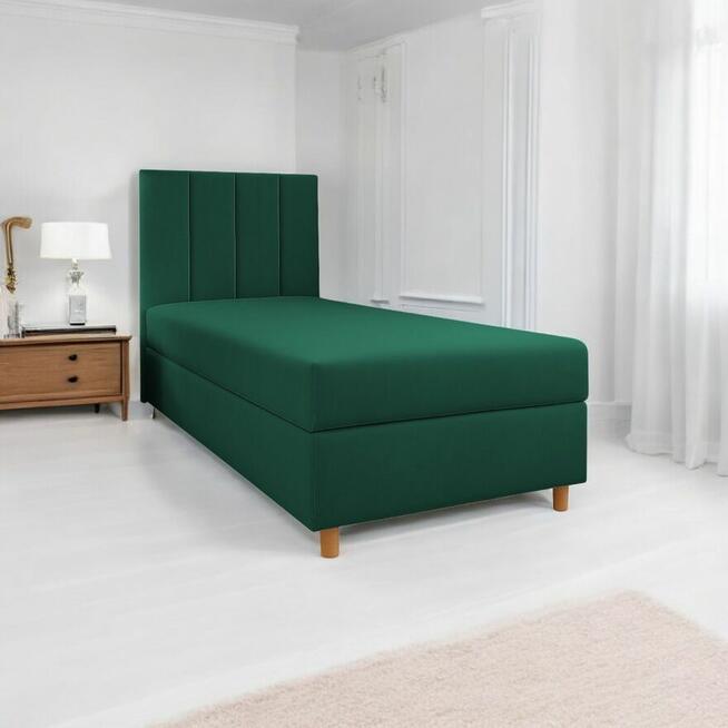 HOTELOWE łóżko na sprężynach POJEMNIK MATERAC 80x200