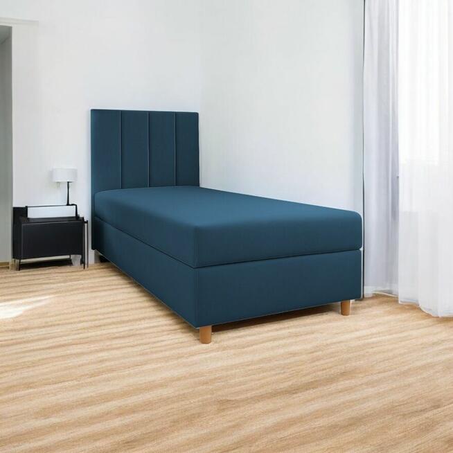 łóżko z pojemnikiem tapczan 70x200 MATERAC na sprężynach 1os