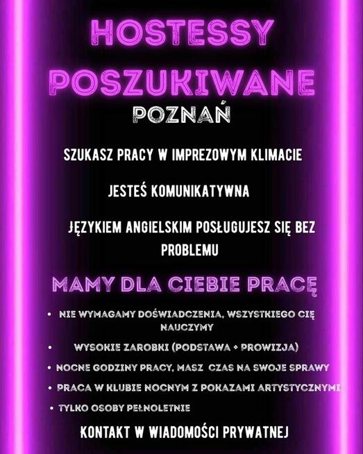 Hostessy OD ZARAZ Bez Doświadczenia