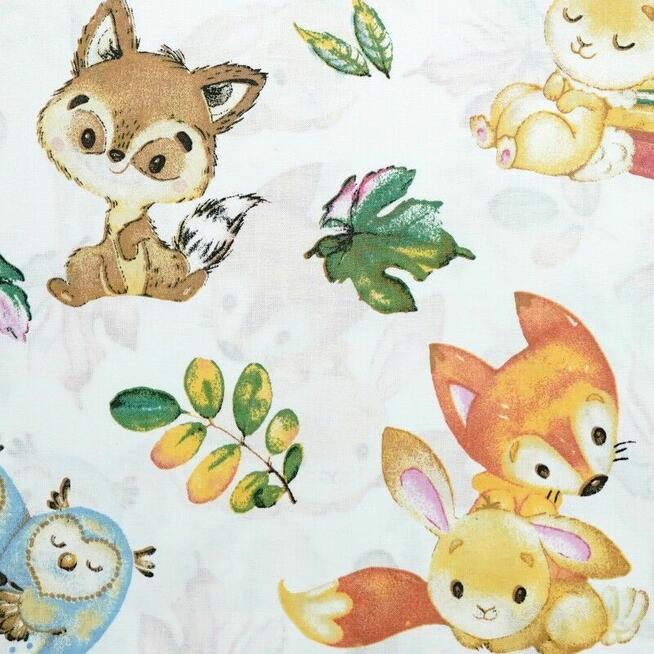 Bawełniana Poszewka Na Poduszkę – Leśne Maluchy